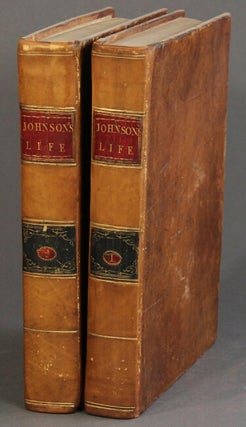 Item #53375 The life of Samuel Johnson. LL.D. comprehending an account of his studies and...