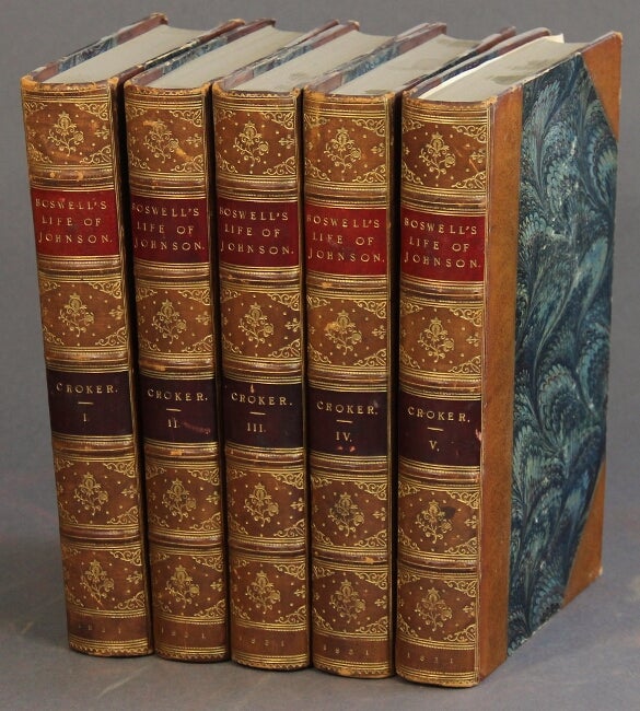 Item #53394 The life of Samuel Johnson, LL.D. including a journal of his tour to the Hebrides … A new edition. With numerous additions and notes, by John Wilson Croker, LL.D. F.R.S. James Boswell.