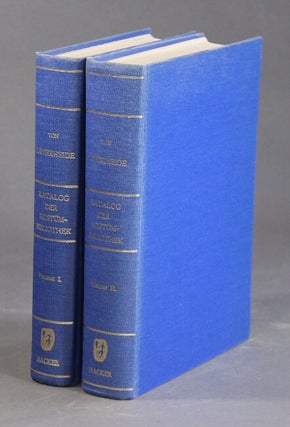 Item #53430 Katalog der Freiherrlich von Lipperheide'schen Kostumbibliothek. Franz Lipperheide,...