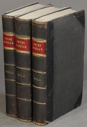 Item #53463 The works of Peter Pindar. Peter Pindar, John pseud. of Wolcot