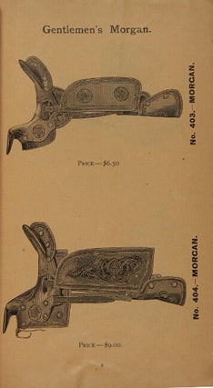 Catalogue and price list of harness, horse boots, riding saddles, bridles, stirrups, etc. for sale by Charles W. Sabin, late Sabin & Page, saddlery hardware and horse clothing
