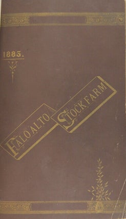 Series of eight equestrian auction catalogues, properties of Leland and Charles Stanford