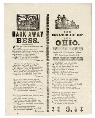 Item #53814 Hark away Bess. [With]: The boatman of the Ohio