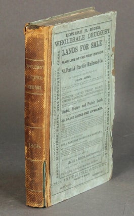 Item #53881 McClung's St. Paul directory and statistical record for 1866. J. W. McClung