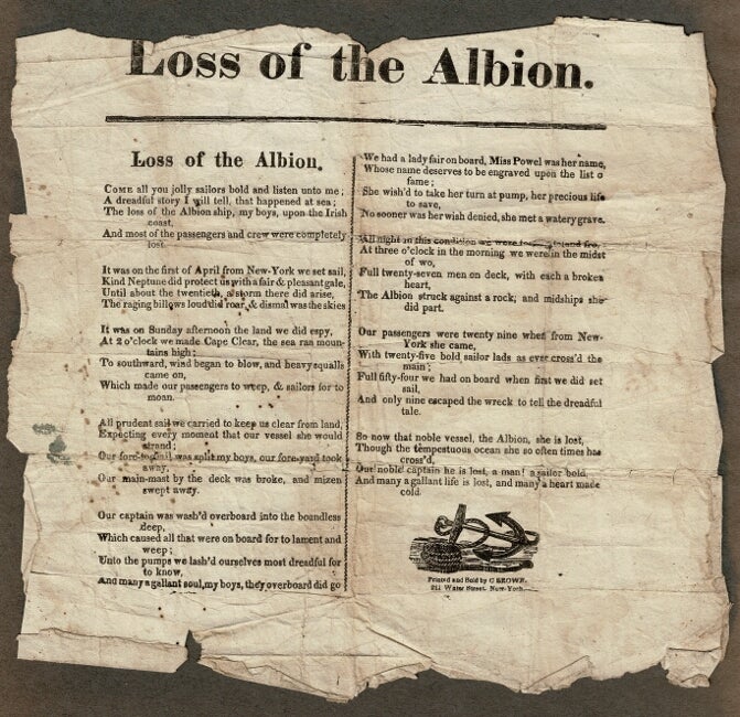 Item #53950 Loss of the Albion