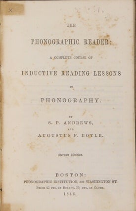 The phonographic reader: a complete course in inductive reading lessons in phonography