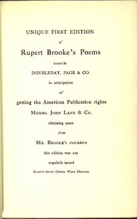 1914 and other poems