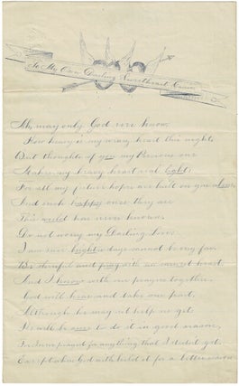 A collection of 19 illustrated autograph letters and two illustrated autograph poems on approximately 85 pages, including six letters to his mother, Anna M. Jackson, and 17 more to his sweetheart and later wife, Carrie
