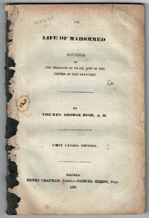 Item #54615 The life of Mahommed founder of the religion of Islam, and of the empire of the...