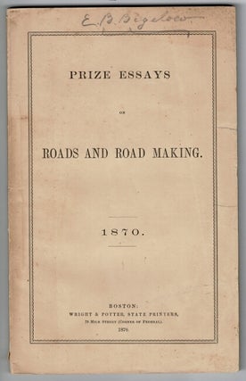 Item #54617 Prize essays on roads and road making. Clemens Herschel
