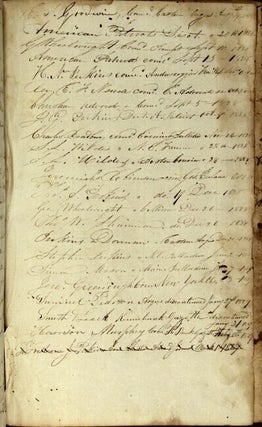 Collection of official US post office ledgers and ephemera 1825-1927