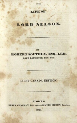 The life of Lord Byron ... First Canada edition
