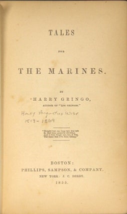 Tales for the marines. By Harry Gringo
