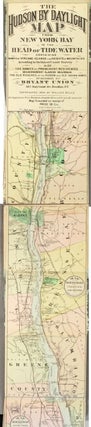 The Hudson by daylight. Map showing the prominent residences, historic landmarks, old reaches of the Hudson, Indian names, &c. With descriptive pages.