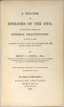 A treatise on diseases of the eye; for the use of students and general practitioners. To which is added a series of test types for determining the exact state of vision ... Fifth edition, enlarged and illustrated