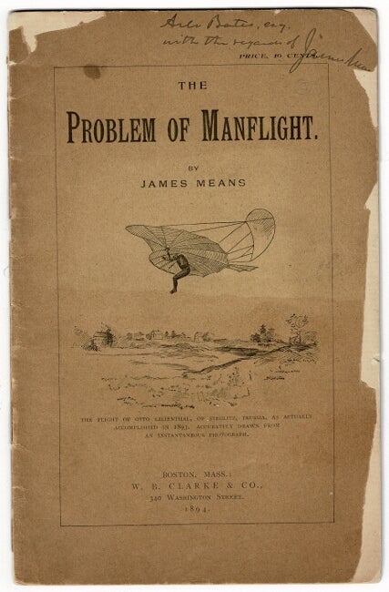 Item #55205 The problem of manflight. James Means.