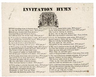 Item #55219 Invitation hymn. Solomon Howe