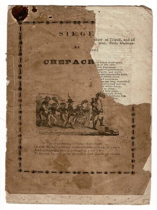 Item #55359 Siege at Chepach(et). Effingham Lawrence, attributed to