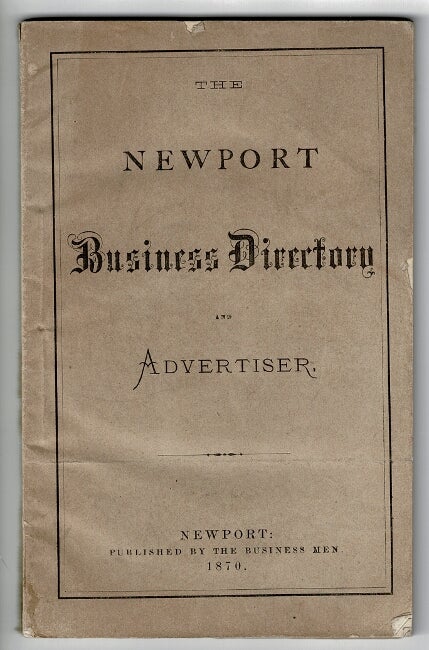 Item #55378 The Newport business directory and advertiser
