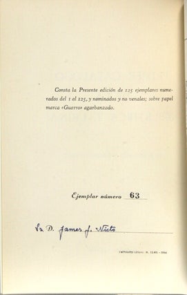 Primer catálogo de la biblioteca taurina de d. Eduardo Sotomayor Criado