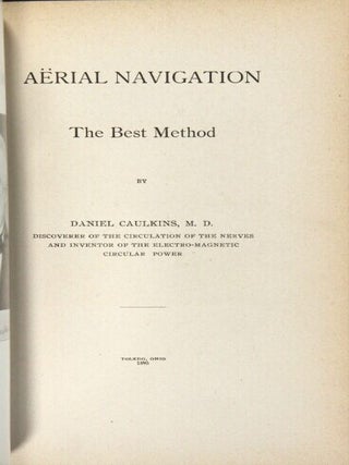 Aerial navigation. The best method