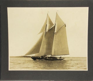 Item #55547 Sixteen photographs of the 79' schooner Windward. Edwin Levick, photographer