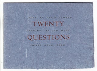 Item #55899 Twenty questions. David Lehman