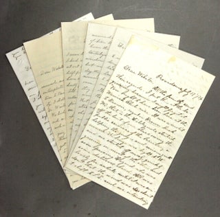 Item #56086 A series of five autograph letters signed to Webster Knight. Charles V. Chapin