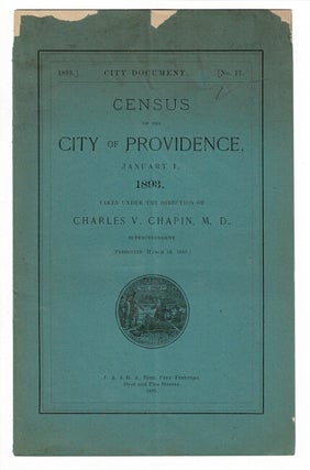 Item #56170 Census of the city of Providence, January 1, 1893. Taken under the direction of...