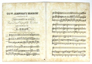Item #56262 Gov. Arnold's March as performed by the Providence Band. Composed and respectfully...