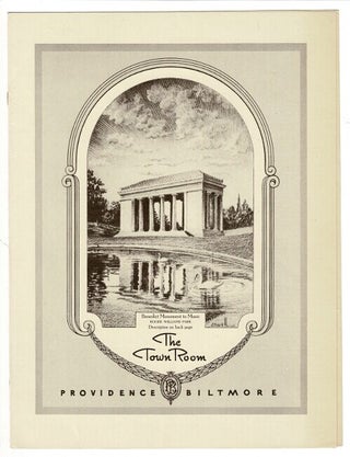 Item #56293 The Town Room. Providence Biltmore