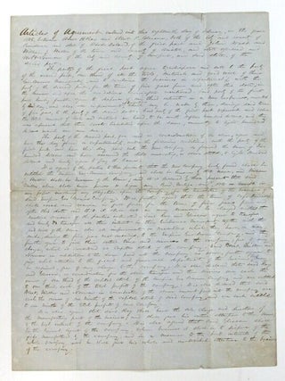 Item #56297 Articles of Agreement