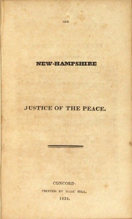 The New-Hampshire justice of the peace