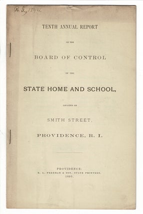 Item #56352 Tenth annual report of the Board of Control of the State and Home School located on...