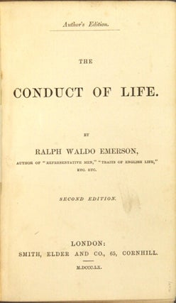 The conduct of life