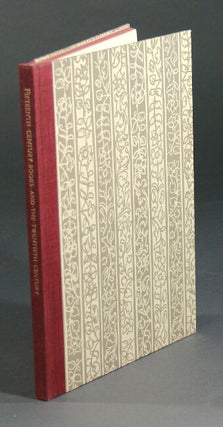 Item #5684 Fifteenth century books and the twentieth century: an address ... and a catalogue of...