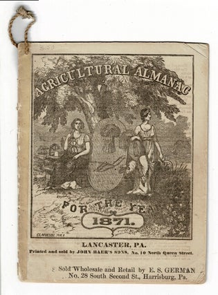 Item #57061 Agricultural almanac for the year 1871