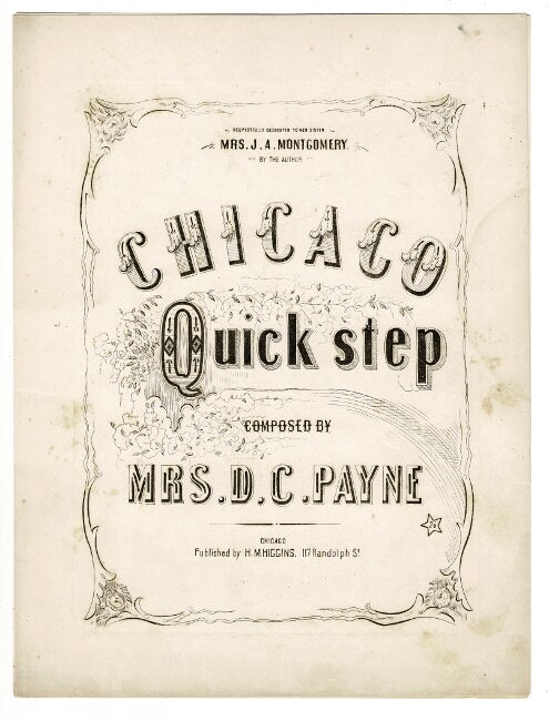 Item #57127 Chicago quick step. D. C. Payne, Mrs.