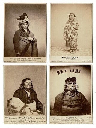 Item #57394 Four cartes-de-visites, as below. Joel Emmons Whitney, photographer