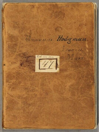 Manuscript surveyor's notebook of Lowell Massachusetts, 1848-1849