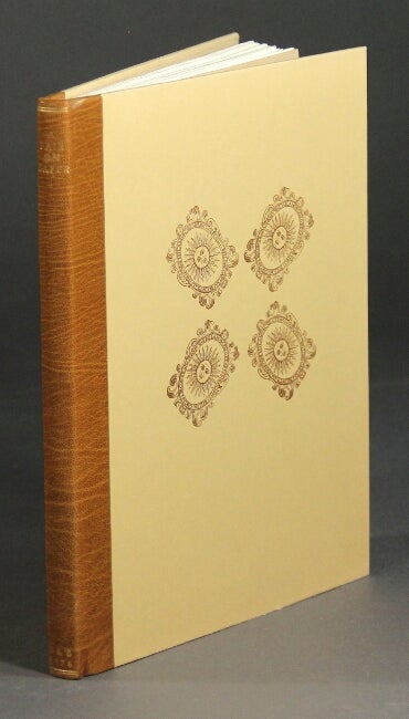 Item #5758 A pair on paper: two essays on paper history and related matters. More adventures in papermaking, etc. Some early Milanese paper wrappers [by] Leonard B. Schlosser. Henry Morris.