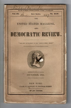Bervance; or, father and son [as contained in]: The United States magazine and democratic review, Walt Whitman.