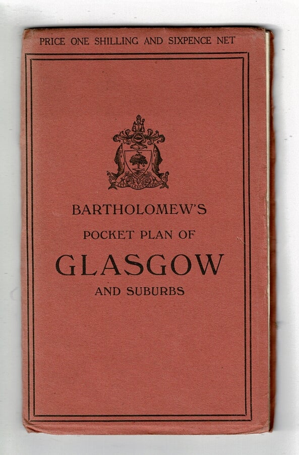 Item #58060 Bartholomew's pocket plan of Glasgow and suburbs [wrapper title]