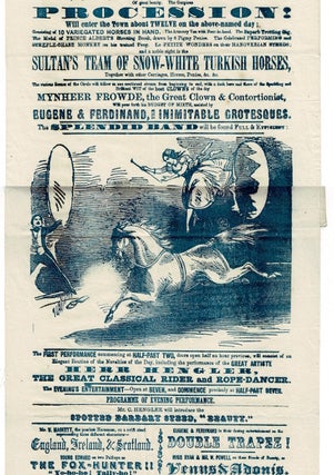 Hengler’s colossal Hippodrome and Grand Cirque Variety. The Star Company of Great Britain. Under the distinguished patronage of her Majesty the Queen, Prince Albert, and the Royal Family, at Windsor, in February, 1848, and 1849...