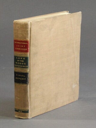 Item #58147 Final report of the International Joint Commission on the Lake of the Woods...