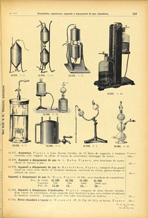 Catalogue no. 50, tome II et III. Appareils de physique