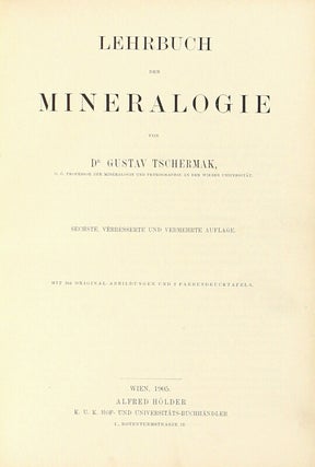 Lehrbuch der mineralogie ... Schste verbesserte und vermehrte auflage