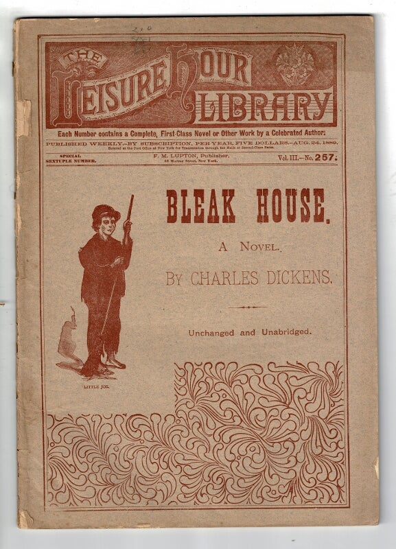 Item #58569 Bleak house ... Unchanged and unabridged [wrapper title]. Charles Dickens.