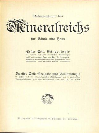 Naturgeschichte des Mineralreichs fur Schule und Haus