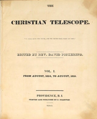 The Christian telescope [Vols. 1-2]